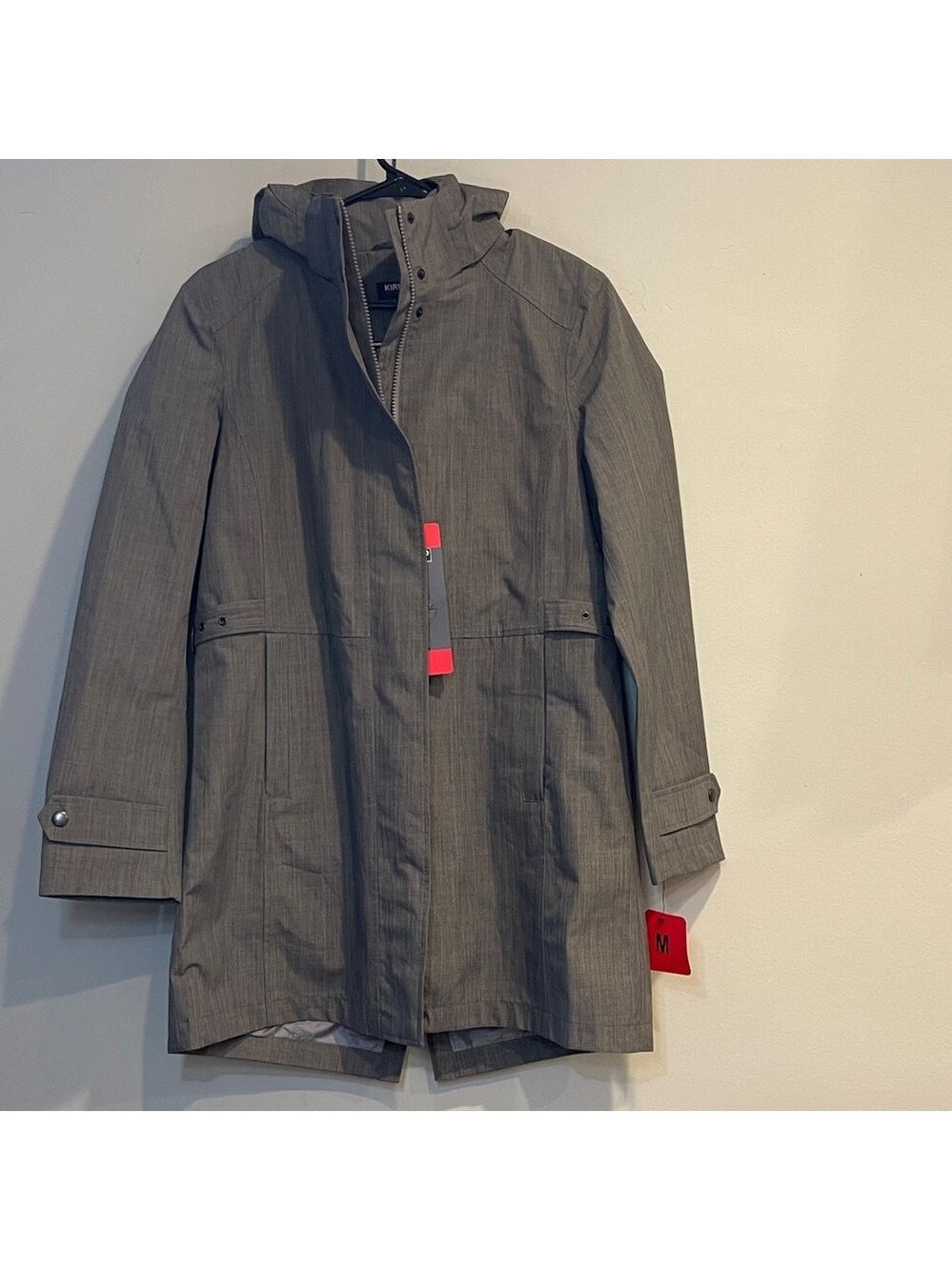 NWT Kirkland Signature Charcoal Hooded Jacket Size M